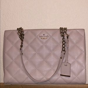 Large quilted leather Kate Spade tote
